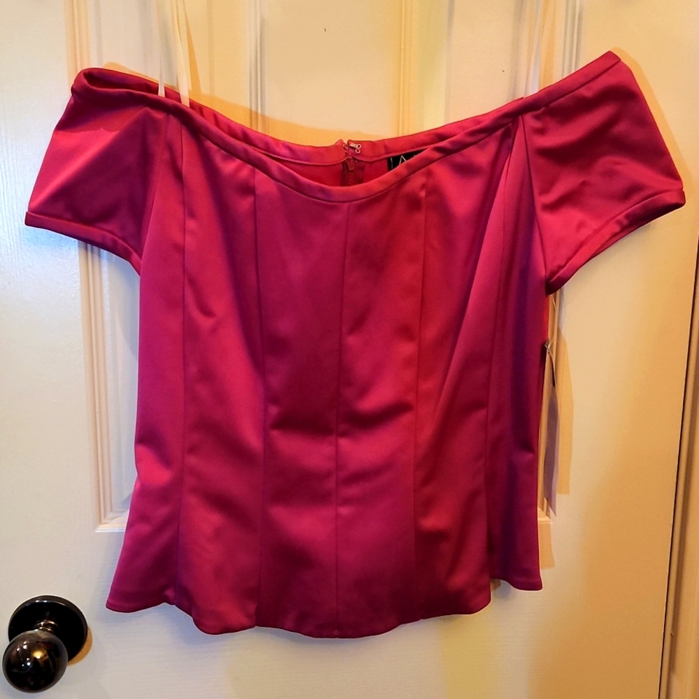 Alex Evening Women's Large Off the Shoulder Top